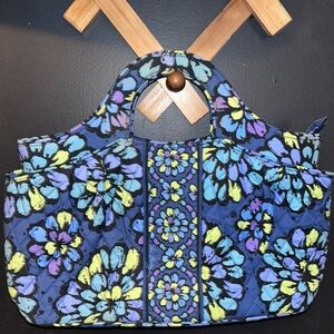 Y2K Vera Bradley Abby handheld bag in the “indigo” pop pattern